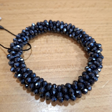 Goma para el pelo HKM Sports Equipment cristales azules - Imagen 2