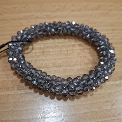 Goma para el pelo HKM Sports Equipment cristales plata - Imagen 2