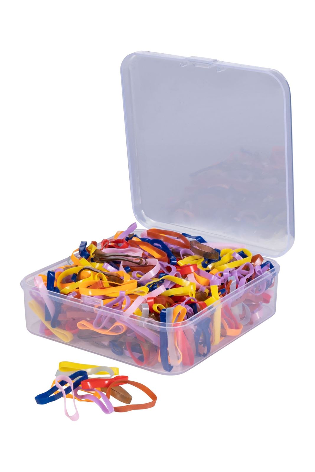 Gomas para crines HKM Sports Equipment Soft Colour silicona caja 500 unidades multicolor - Imagen 2