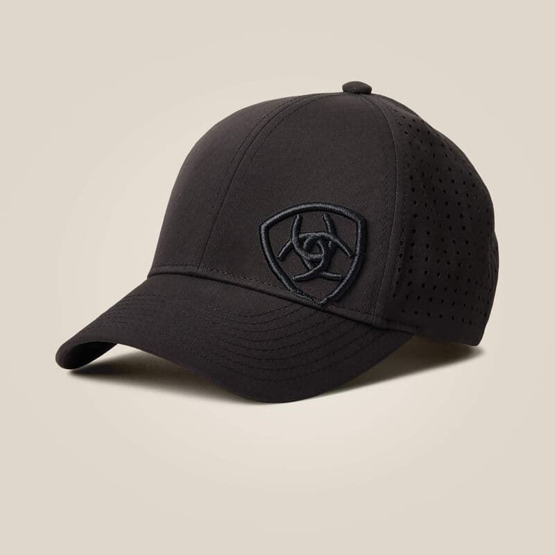 Gorra visera ARIAT Tri Factor Cap color negro regulable talla única - Imagen 1
