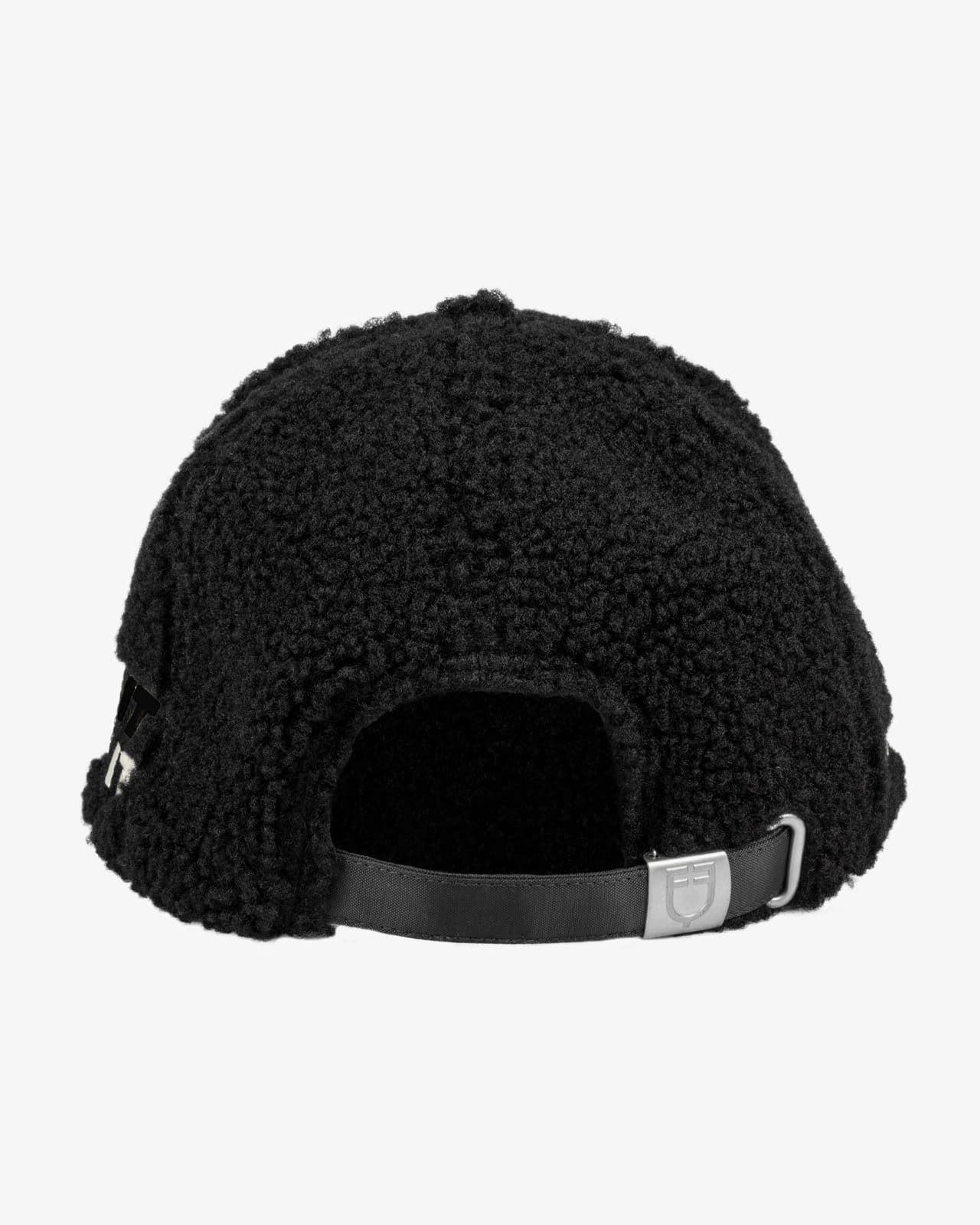 Gorra visera EQUESTRO borreguillo talla única color negro logo blanco - Imagen 4