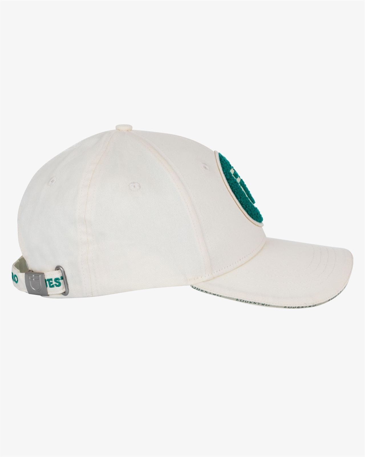 Gorra visera EQUESTRO talla única color beige logo peluche verde - Imagen 7