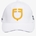Gorra visera EQUESTRO talla única color blanco/amarillo - Imagen 2