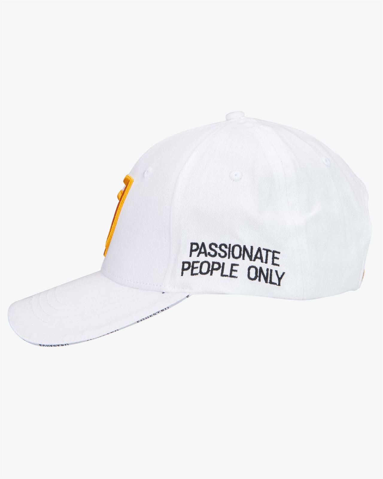 Gorra visera EQUESTRO talla única color blanco/amarillo - Imagen 3