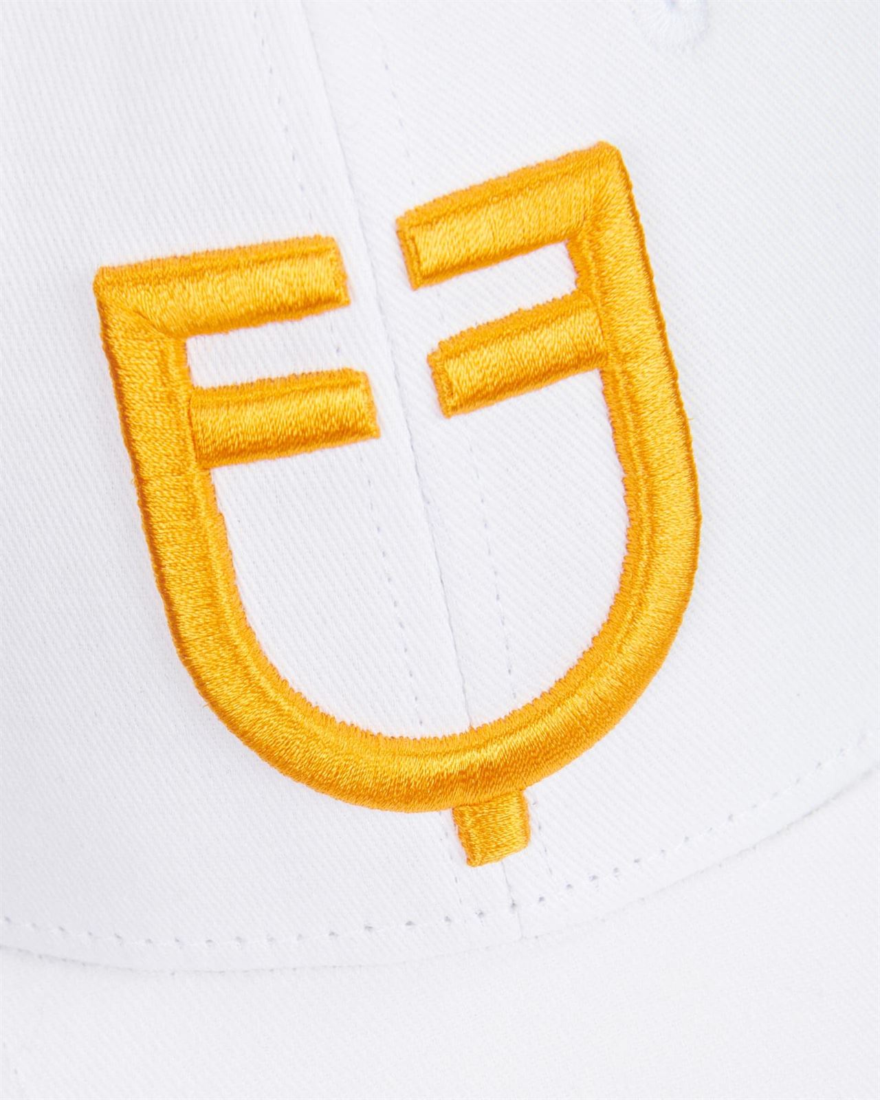 Gorra visera EQUESTRO talla única color blanco/amarillo - Imagen 5