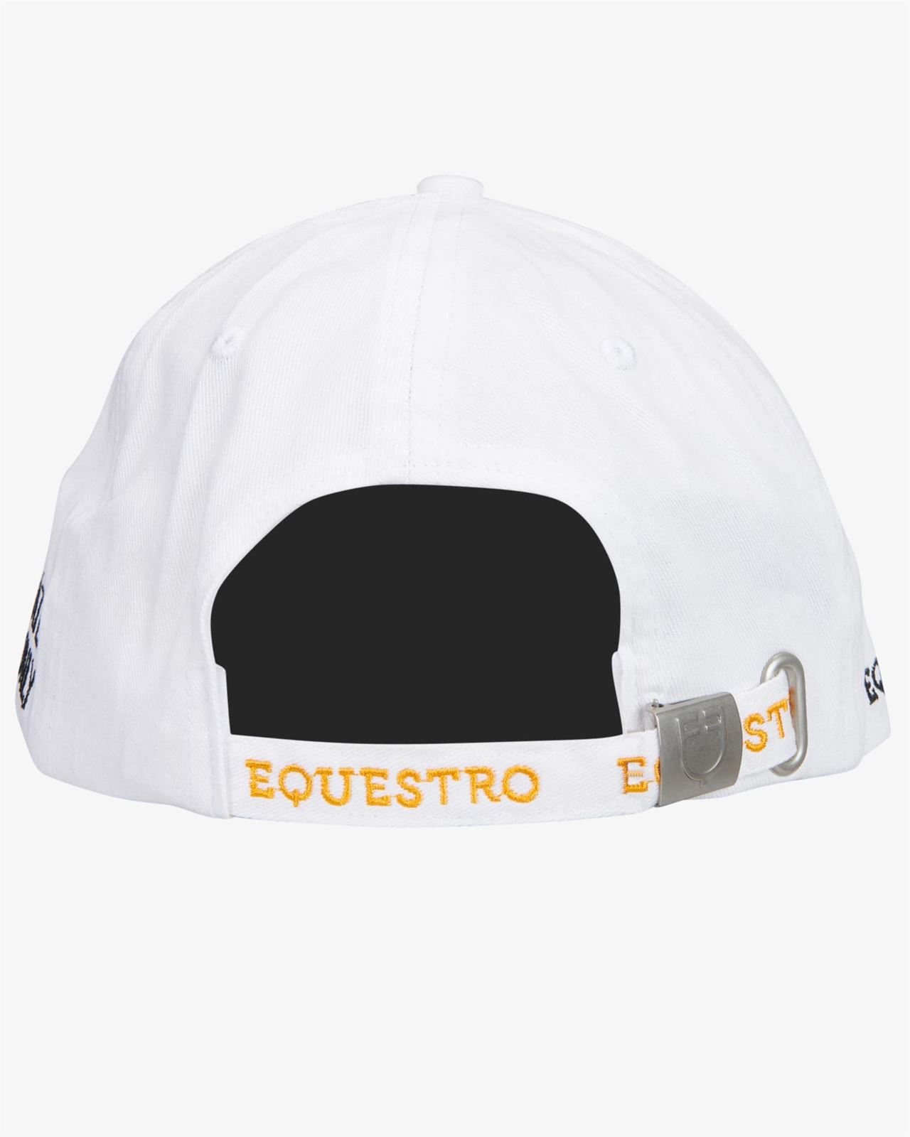 Gorra visera EQUESTRO talla única color blanco/amarillo - Imagen 6
