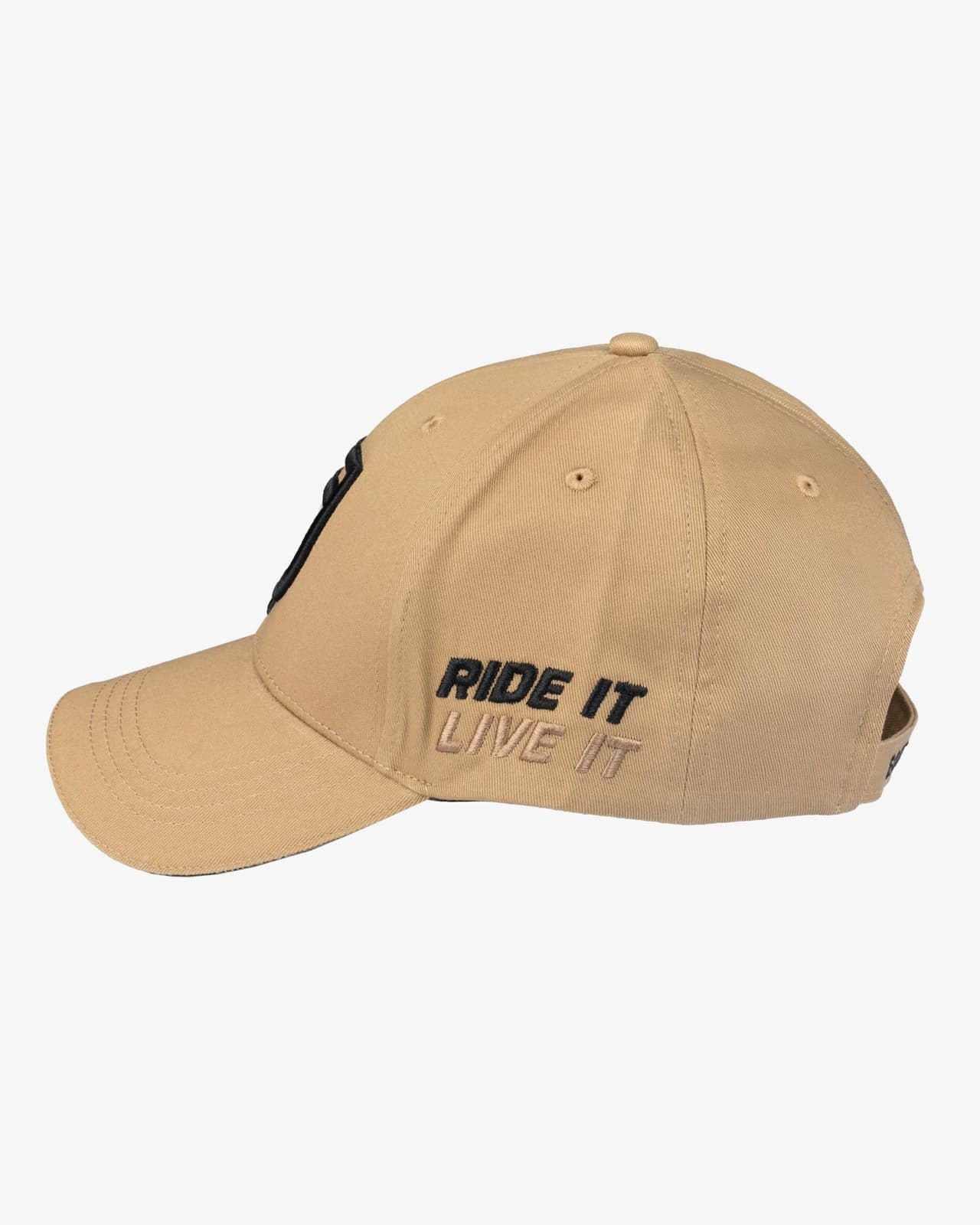 Gorra visera EQUESTRO talla única color camel logo negro - Imagen 3