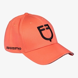 Gorra visera EQUESTRO talla única color desert flower logo negro - Imagen 1