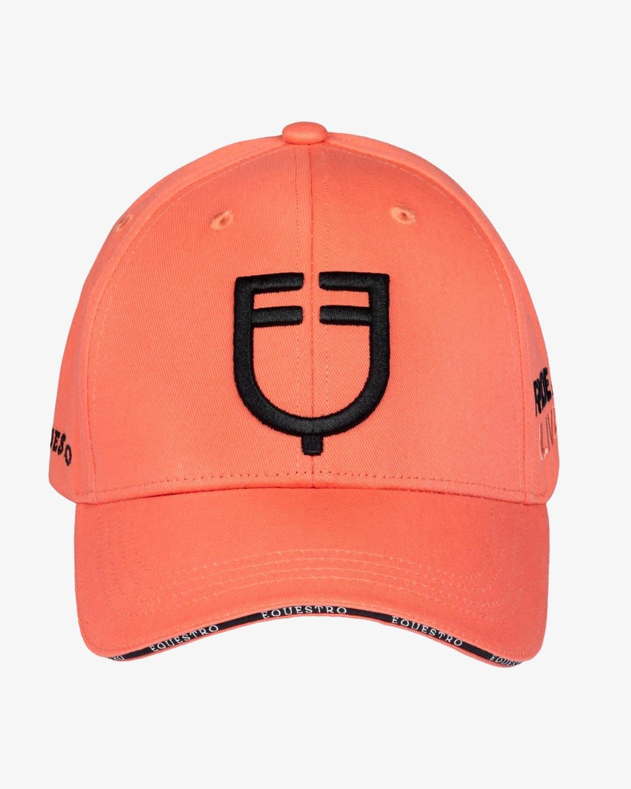 Gorra visera EQUESTRO talla única color desert flower logo negro - Imagen 2