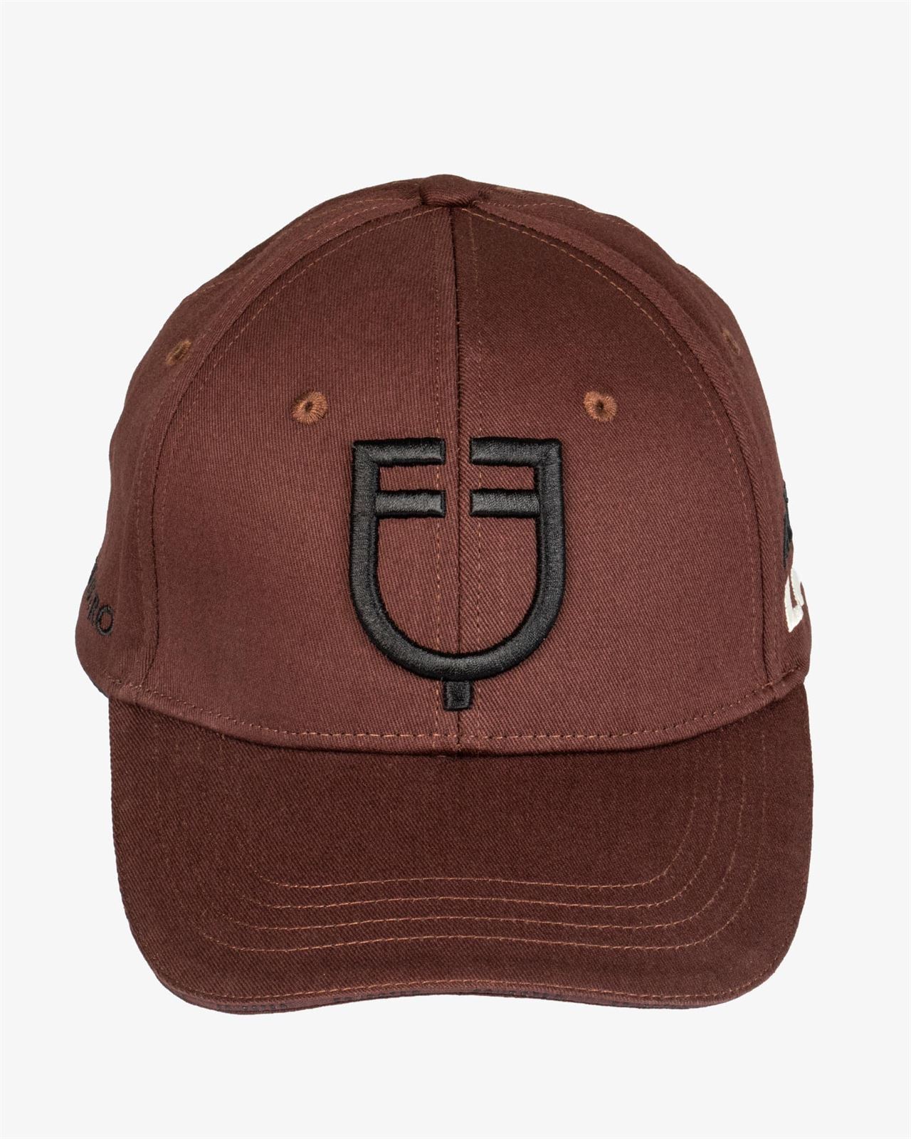 Gorra visera EQUESTRO talla única color marrón/negro - Imagen 2
