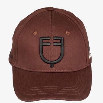 Gorra visera EQUESTRO talla única color marrón/negro - Imagen 2