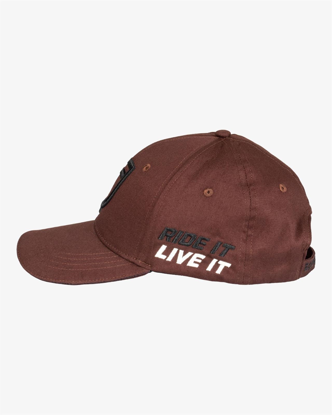 Gorra visera EQUESTRO talla única color marrón/negro - Imagen 3