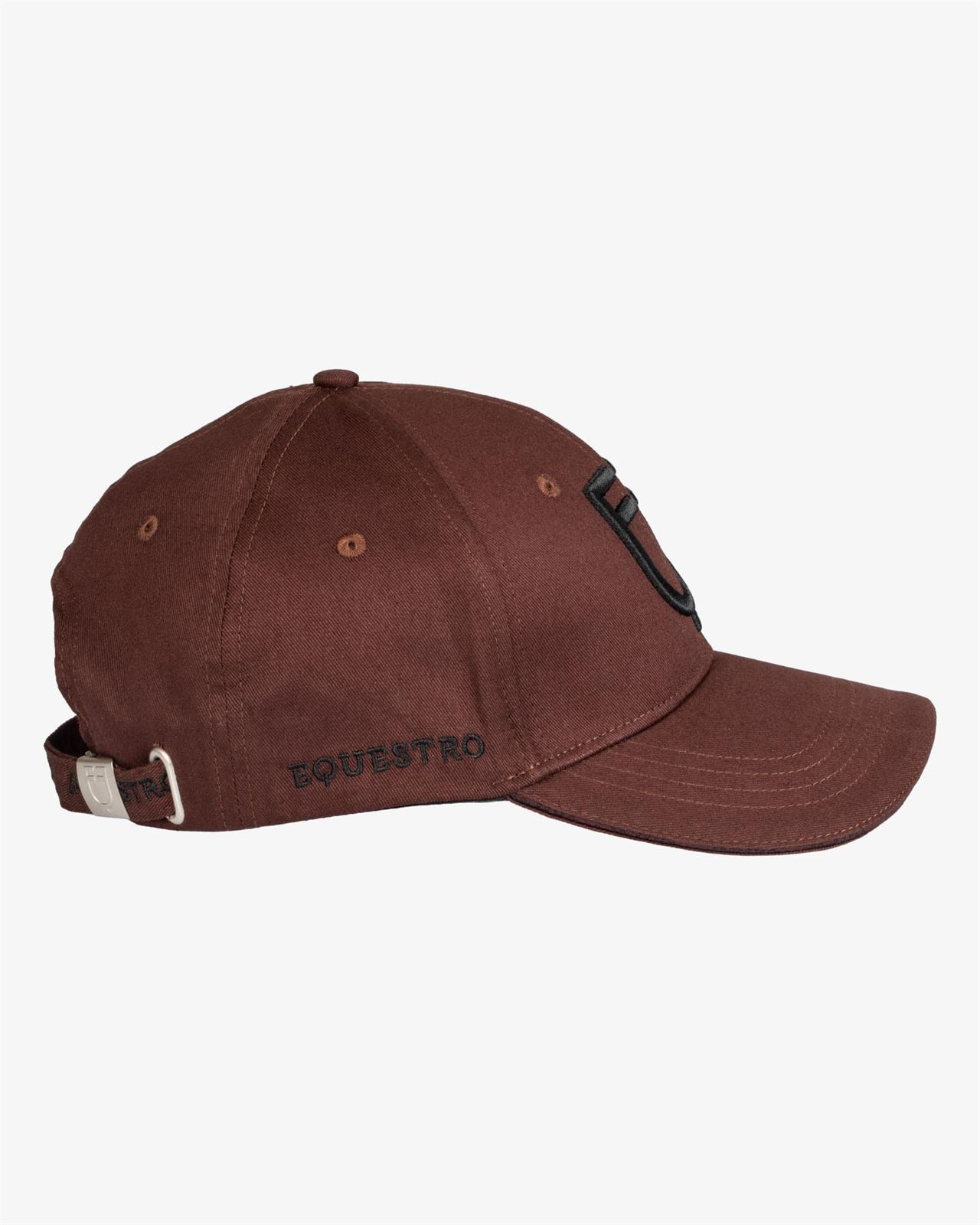 Gorra visera EQUESTRO talla única color marrón/negro - Imagen 5