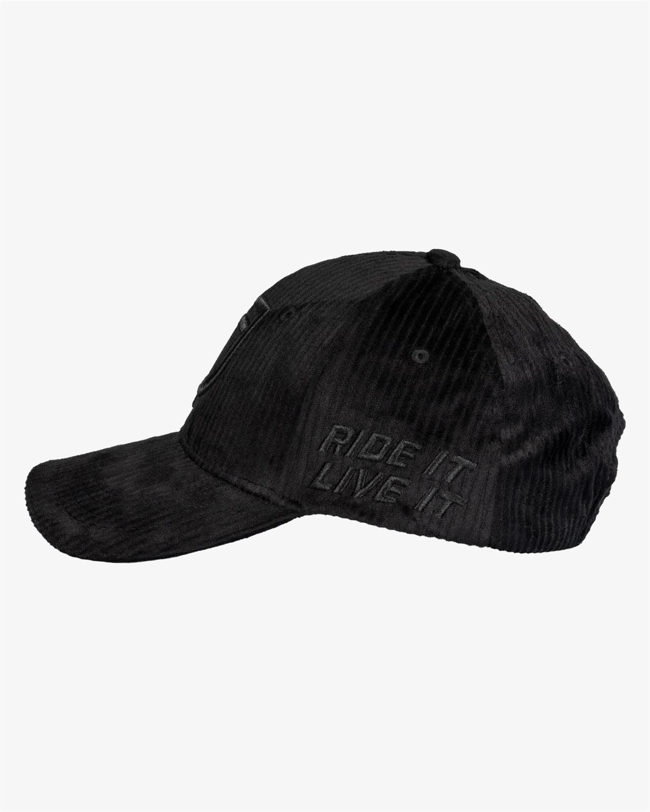 Gorra visera EQUESTRO talla única color negro tejido pana - Imagen 3