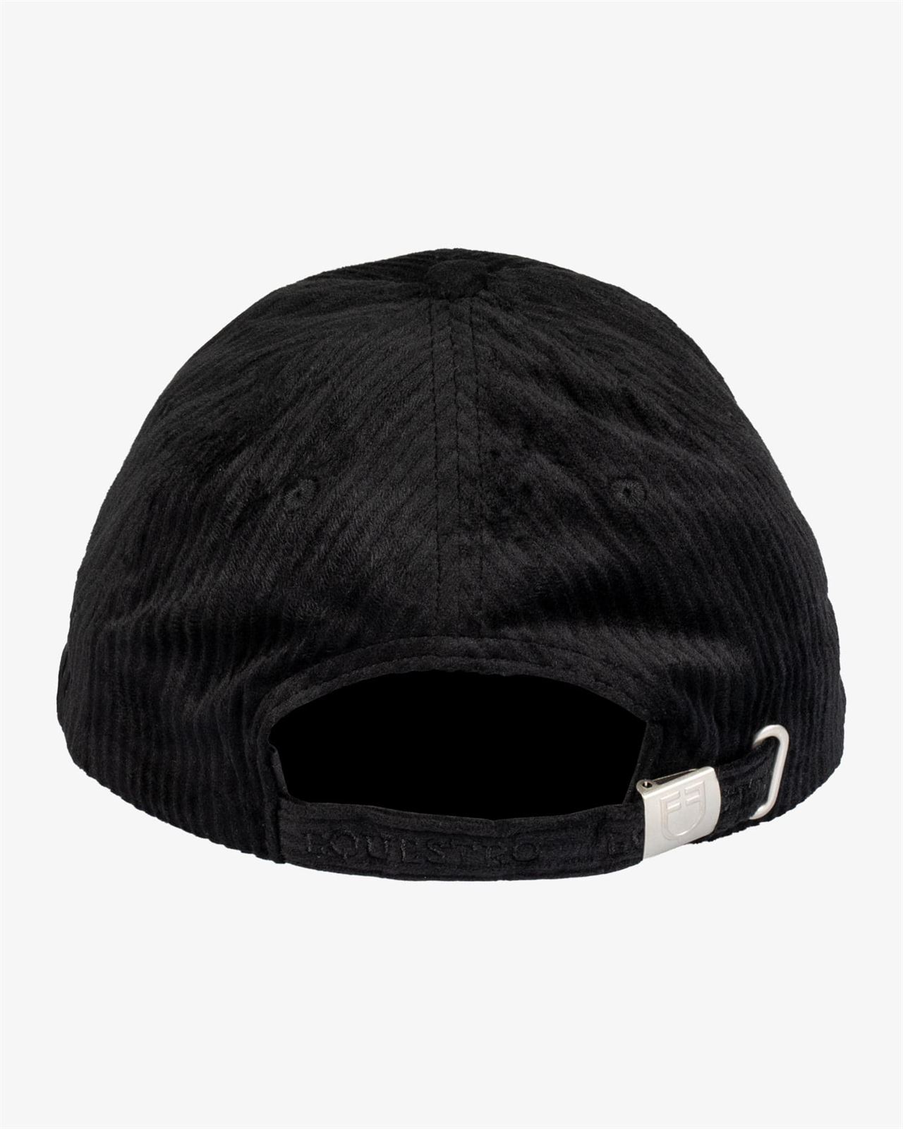Gorra visera EQUESTRO talla única color negro tejido pana - Imagen 4