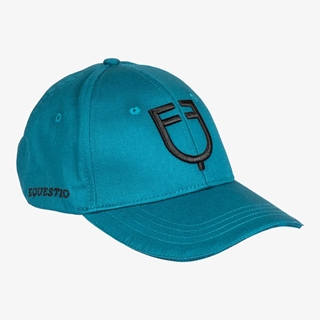 Gorra visera EQUESTRO talla única color petróleo/negro - Imagen 1
