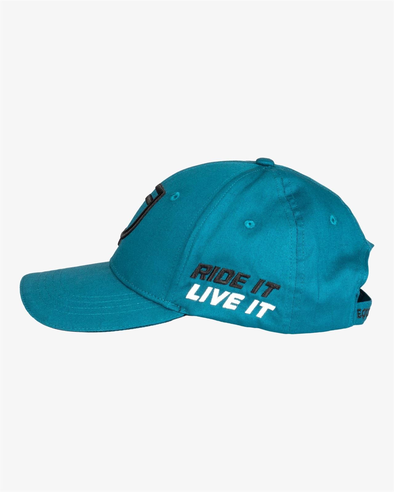 Gorra visera EQUESTRO talla única color petróleo/negro - Imagen 3