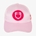 Gorra visera EQUESTRO talla única color rosa bebé logo peluche - Imagen 2