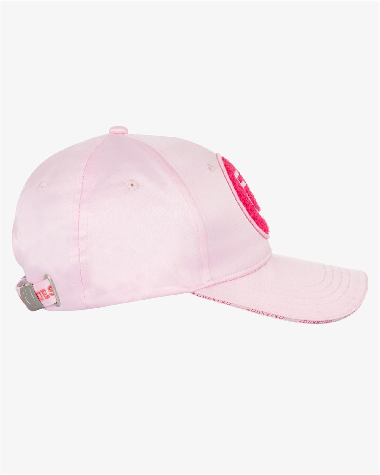 Gorra visera EQUESTRO talla única color rosa bebé logo peluche - Imagen 6