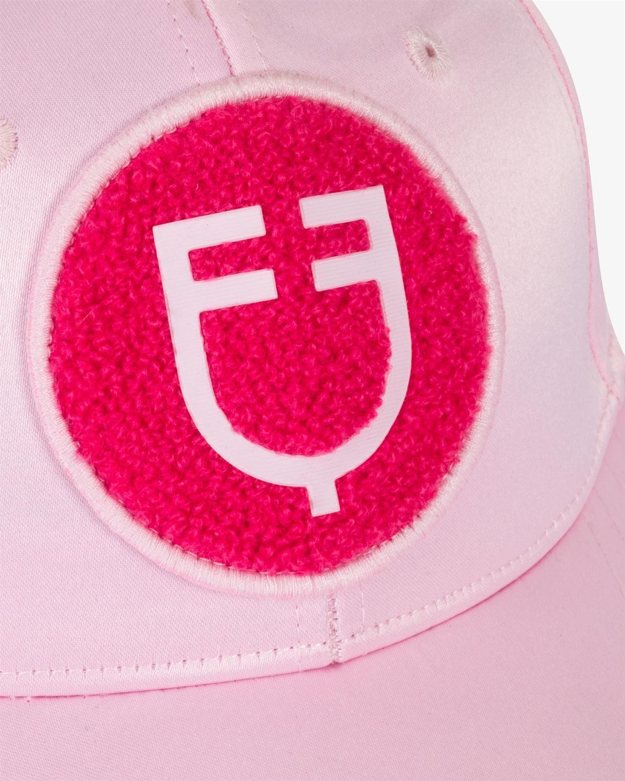 Gorra visera EQUESTRO talla única color rosa bebé logo peluche - Imagen 7