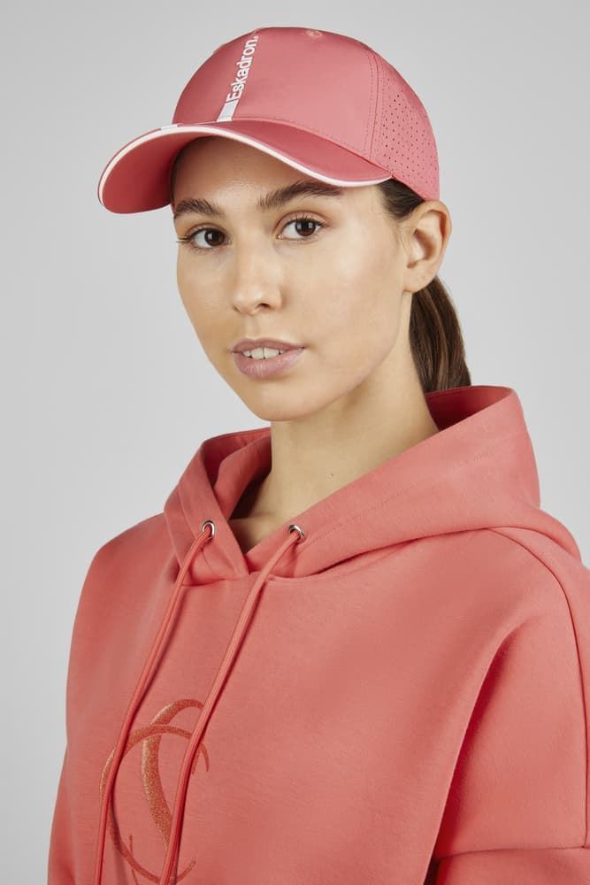 Gorra visera ESKADRON color coral - Imagen 3