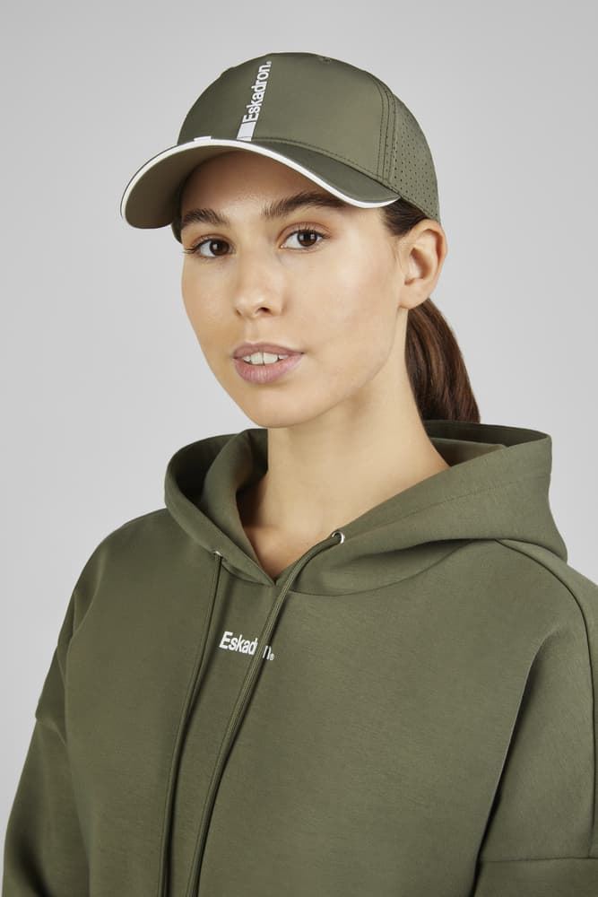 Gorra visera ESKADRON color verde kaki - Imagen 2