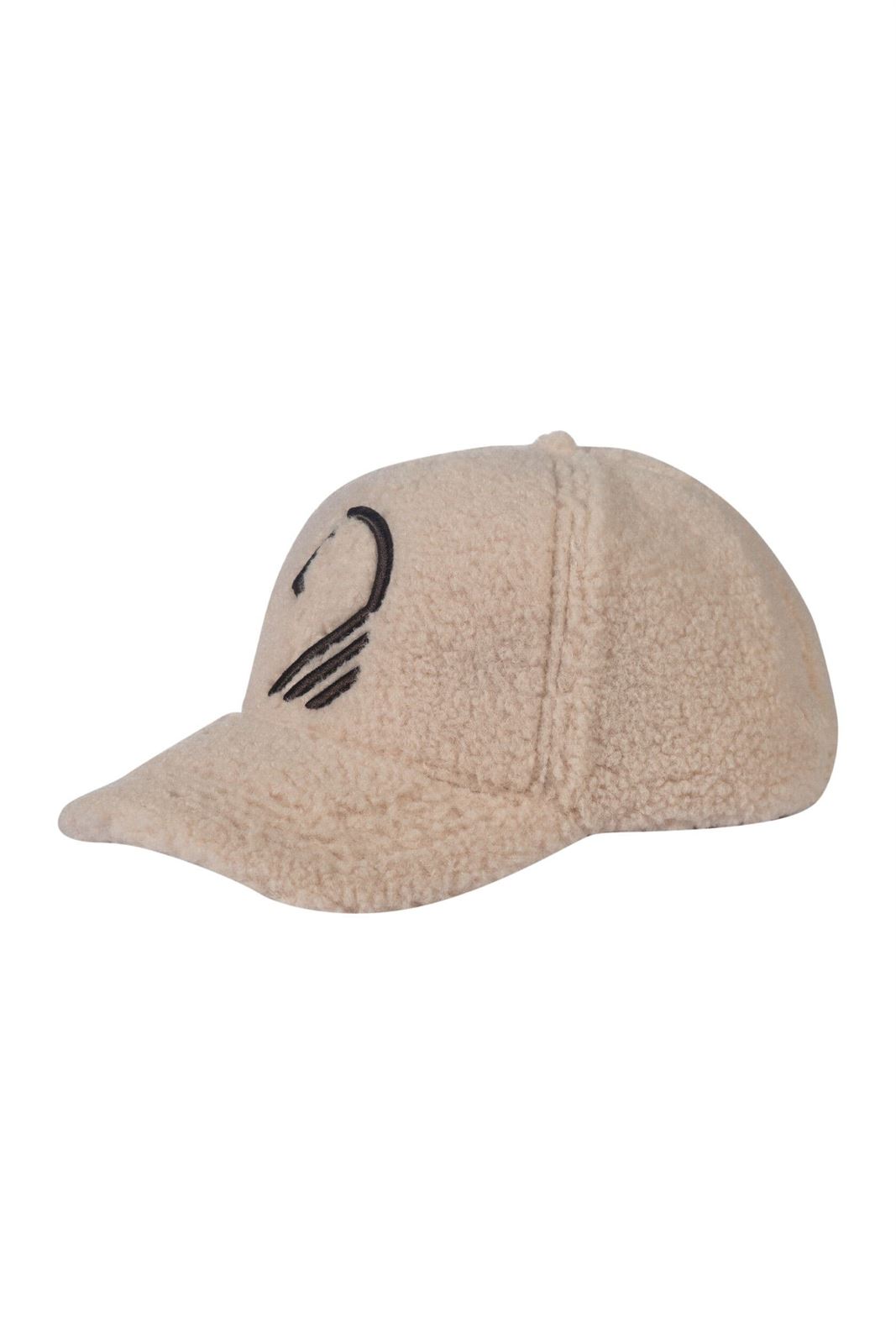 Gorra visera LAURIA GARRELLI Arezzo borreguillo beige - Imagen 1