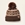 Gorro ARIAT Bristol Beanie color marrón, con forro polar y pompón - Imagen 1