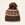Gorro ARIAT Bristol Beanie color marrón, con forro polar y pompón - Imagen 2