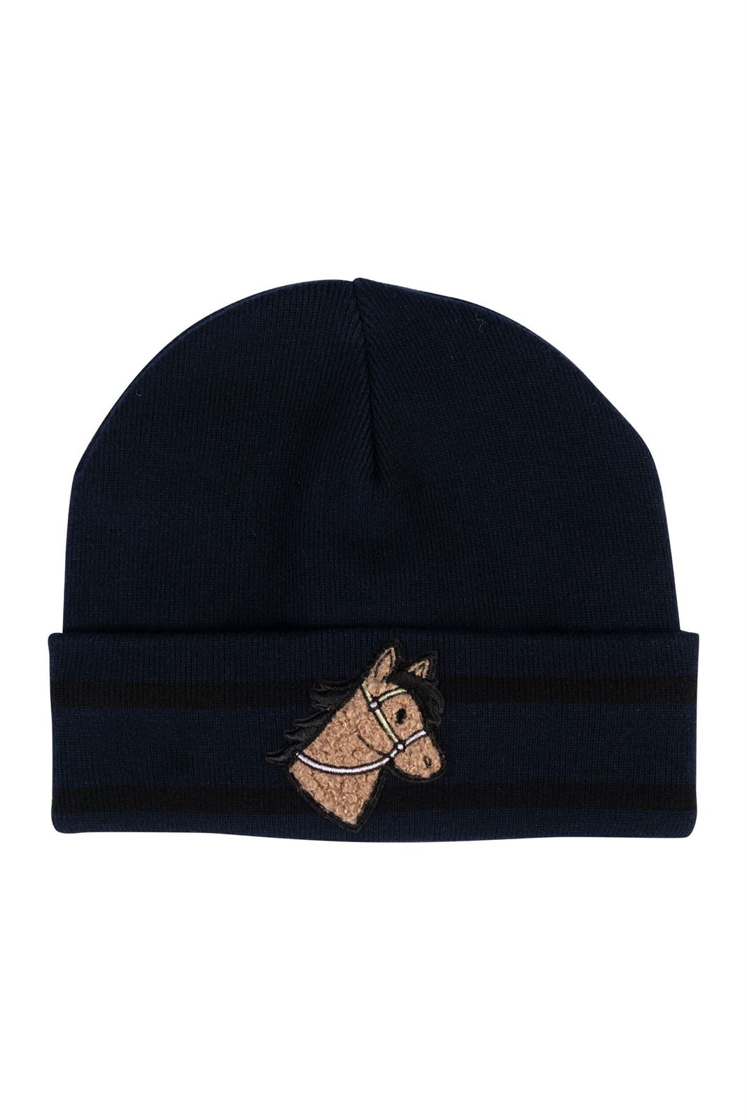 Gorro HKM Sports Equipment unisex azul marino  (talla infantil) - Imagen 1