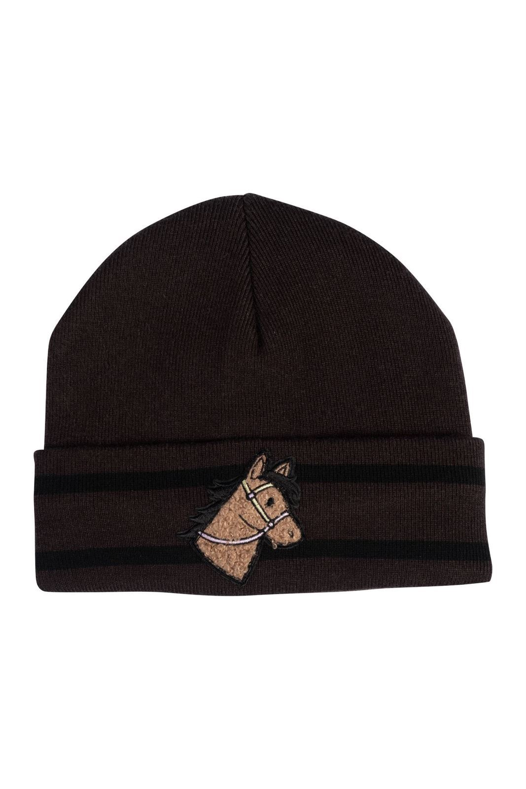 Gorro HKM Sports Equipment unisex marrón (talla infantil) - Imagen 1