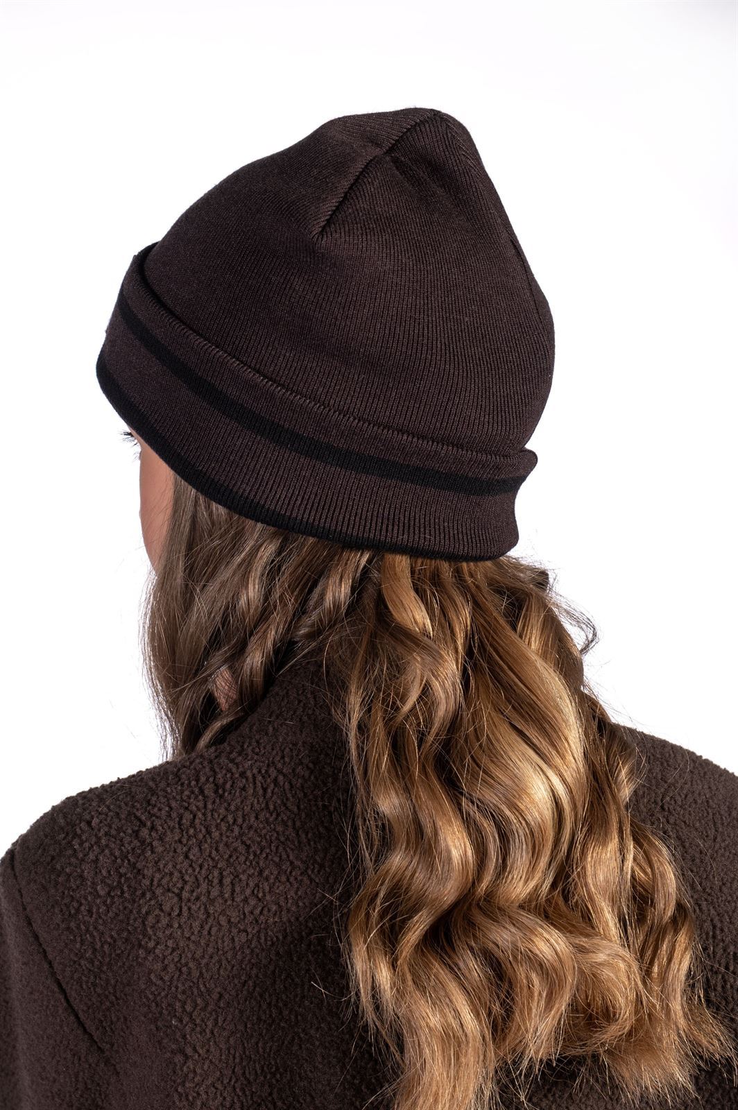Gorro HKM Sports Equipment unisex marrón (talla infantil) - Imagen 4