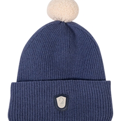 Gorro LAURIA GARRELLI Arezzo color azul añil - Imagen 1