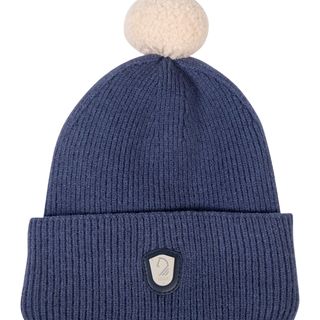 Gorro LAURIA GARRELLI Arezzo color azul añil - Imagen 1