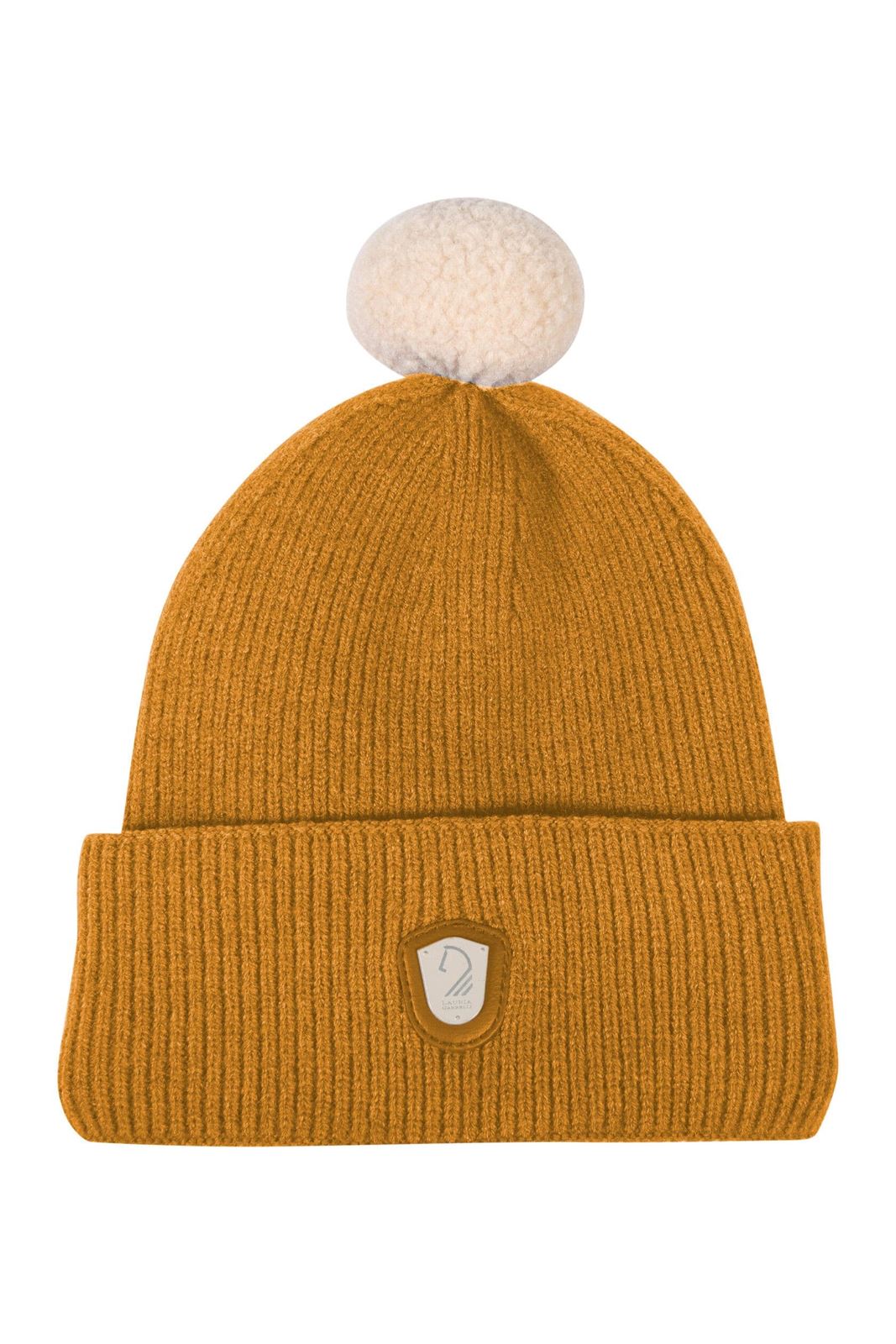 Gorro LAURIA GARRELLI Arezzo color mostaza - Imagen 1