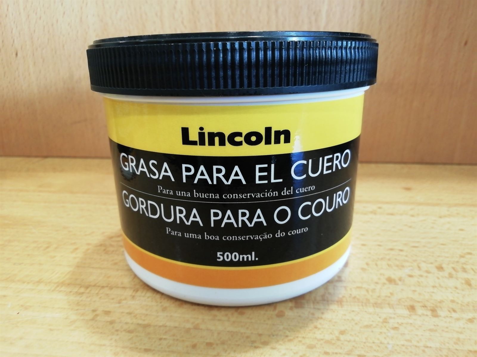 Grasa LINCOLN para el cuero, 500 gr - Imagen 1
