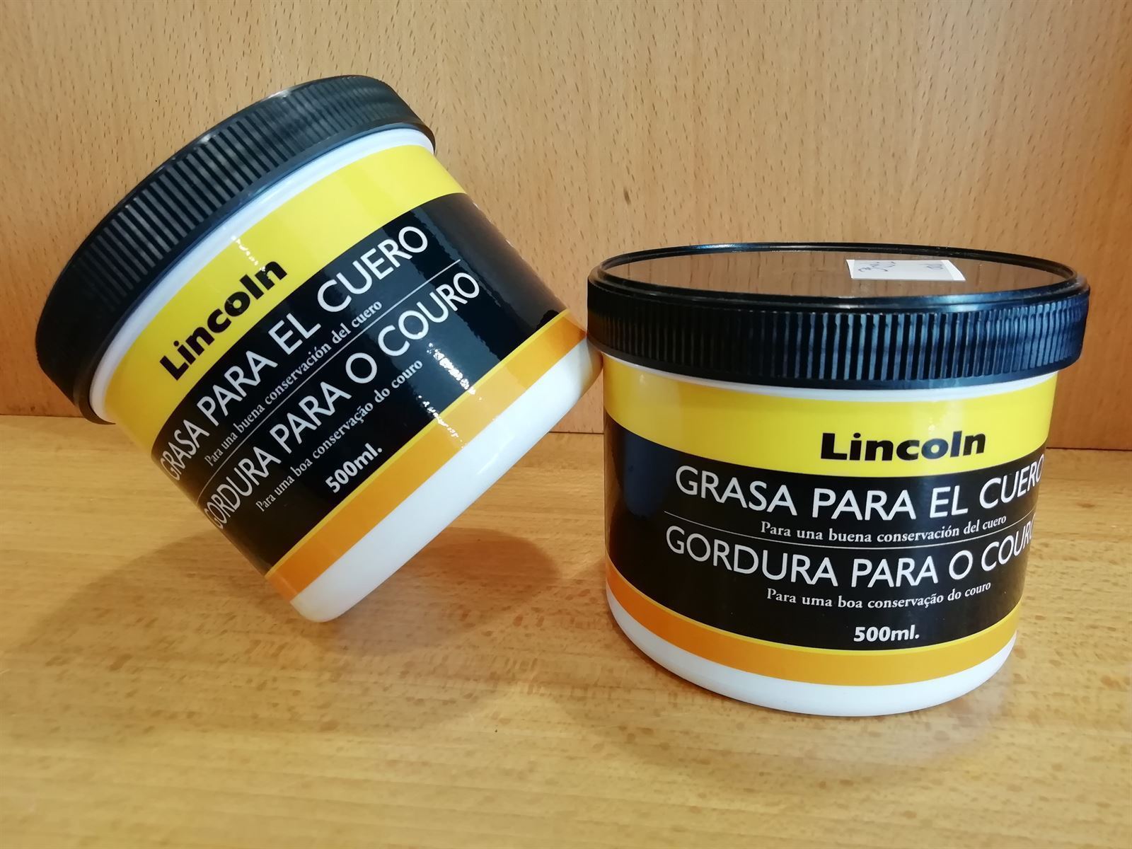 Grasa LINCOLN para el cuero, 500 gr - Imagen 2