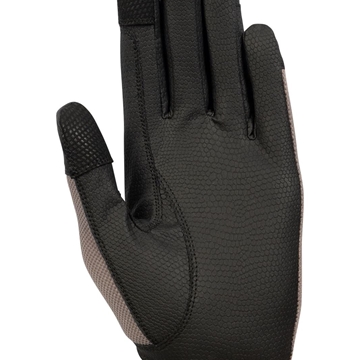 Guante de montar LAURIA GARRELLI Amalfi color taupe/negro - Imagen 2