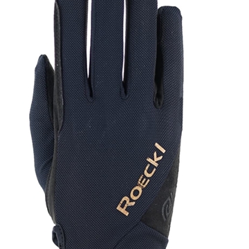 Guante de montar ROECKL Mareno color negro (ecológico y muy fresquito) TALLA 8 - Imagen 1