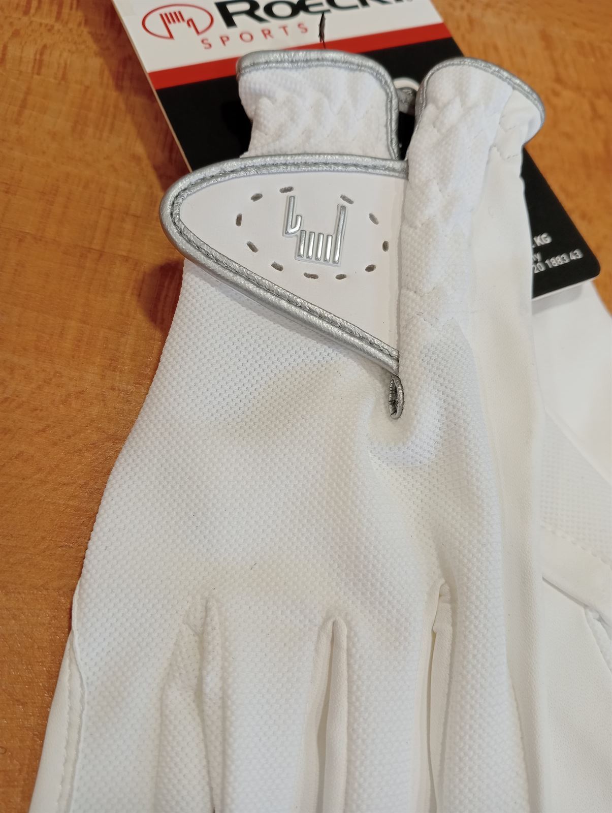 Guante de montar ROECKL Samorin color blanco - Imagen 3