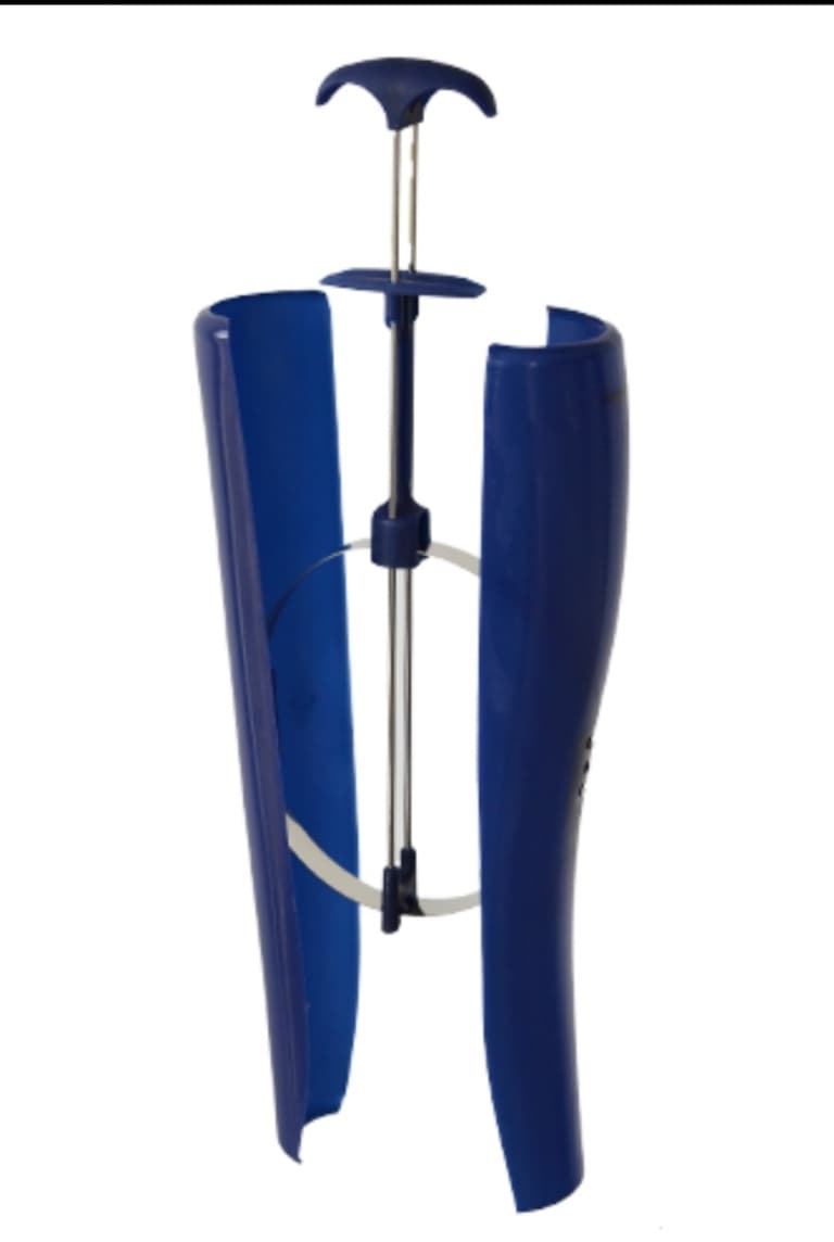 Horma plástico para botas LEXHIS  (par) color azul - Imagen 1
