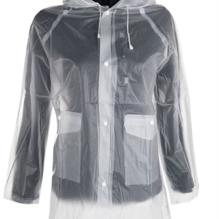 Impermeable transparente HKM Sports Equipment TALLA 164 (12-13 años) - Imagen 1