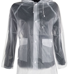Impermeable transparente HKM Sports Equipment TALLA 176 (14-15 años) - Imagen 1