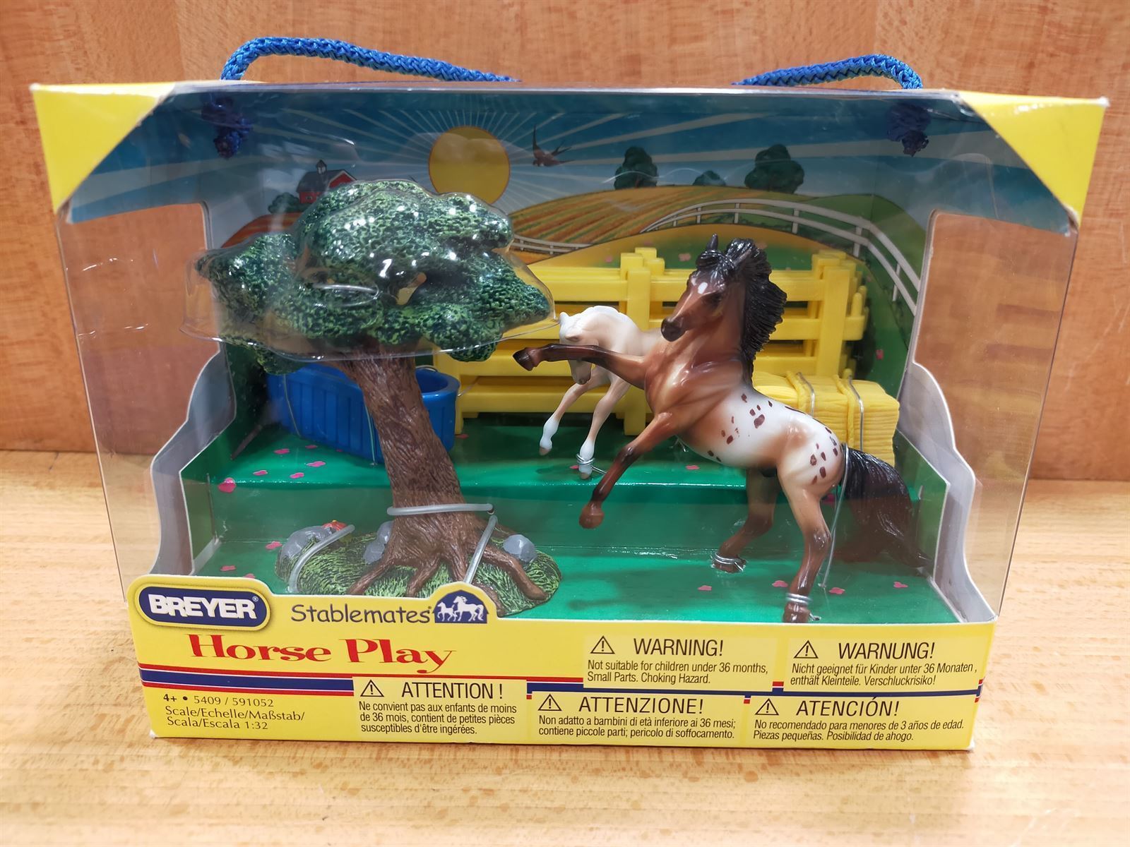 Juguete BREYER set caballo Appaloosa y potrillo Palomino - Imagen 1