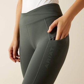 Legging ARIAT mujer AVAIL 2.0 color verde grisáceo rodilla silicona (termoaislante) - Imagen 1
