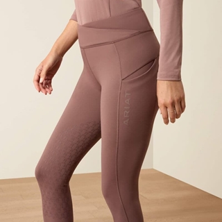 Legging ARIAT mujer AVAIL 2.0 HG TIGHT color rosa palo intenso rodilla grip - Imagen 1