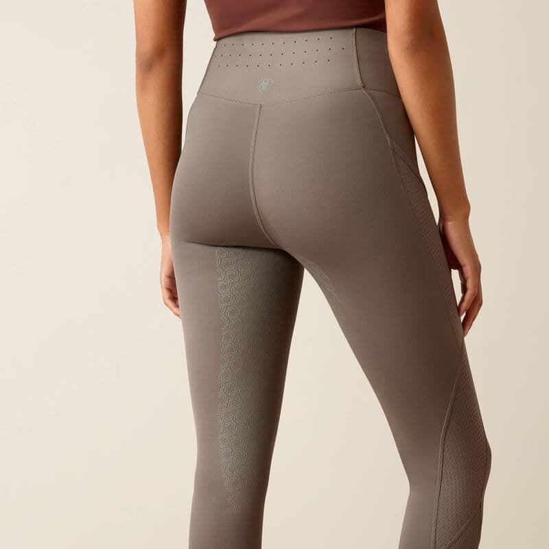 Legging ARIAT mujer BREATHE EOS HG TIGHT color gris rodilla silicona - Imagen 1