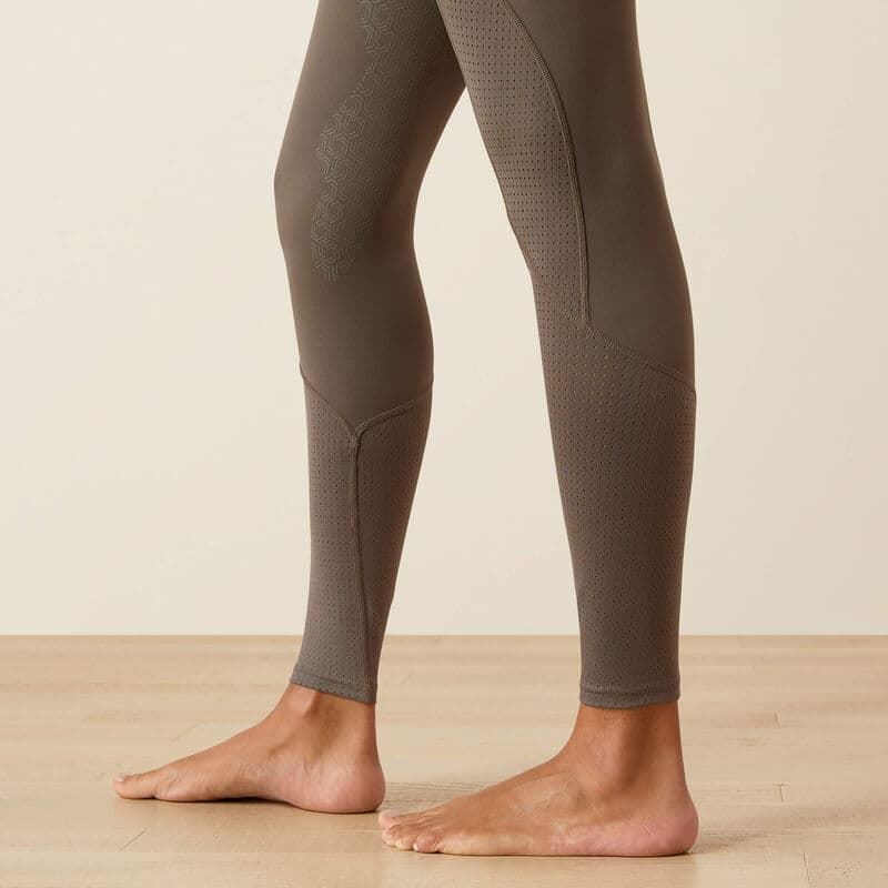 Legging ARIAT mujer BREATHE EOS HG TIGHT color gris rodilla silicona - Imagen 2