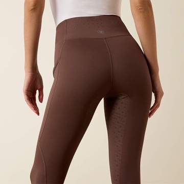 Legging ARIAT mujer BREATHE EOS HG TIGHT color marron, rodilla silicona - Imagen 1