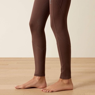 Legging ARIAT mujer BREATHE EOS HG TIGHT color marron, rodilla silicona - Imagen 2